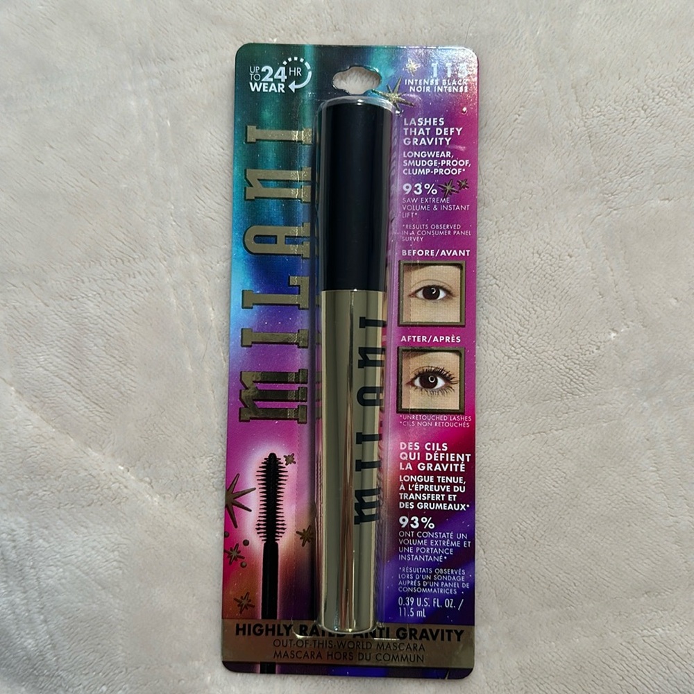 NEW Unopened Milani Highly Rated Anti-Gravity Black Mascara - Picture 1 of 6